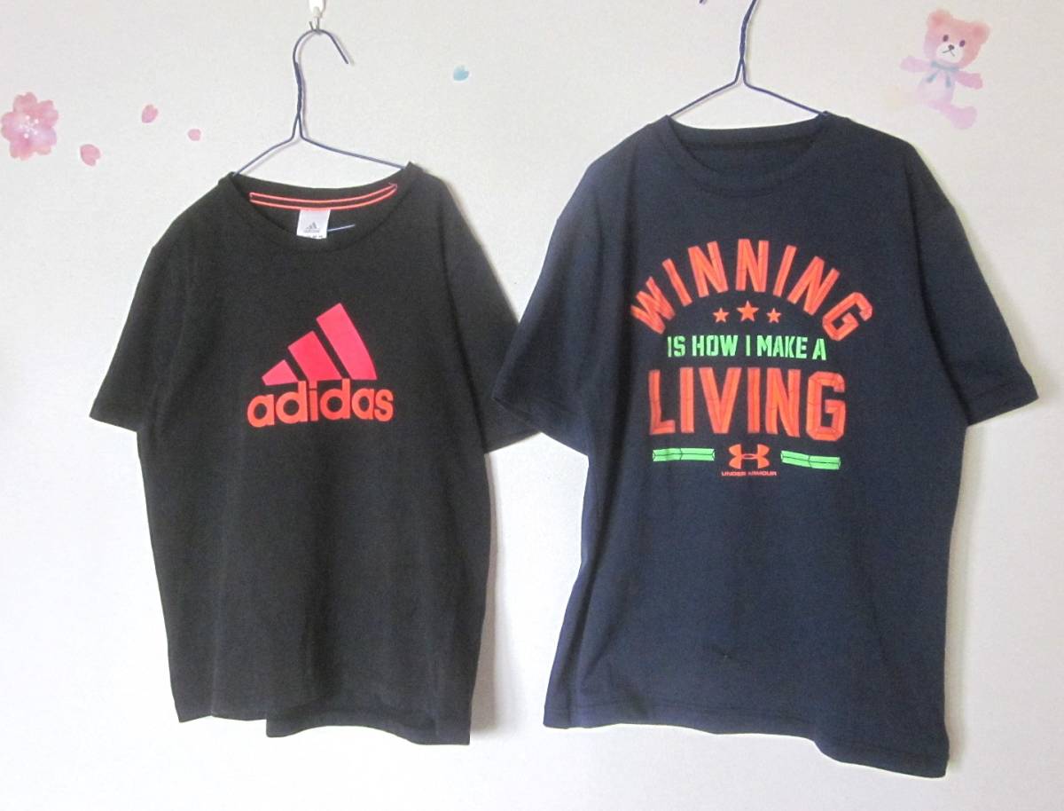 ヤフオク! - 150cm 2枚セット adidas UNDER ARMO...