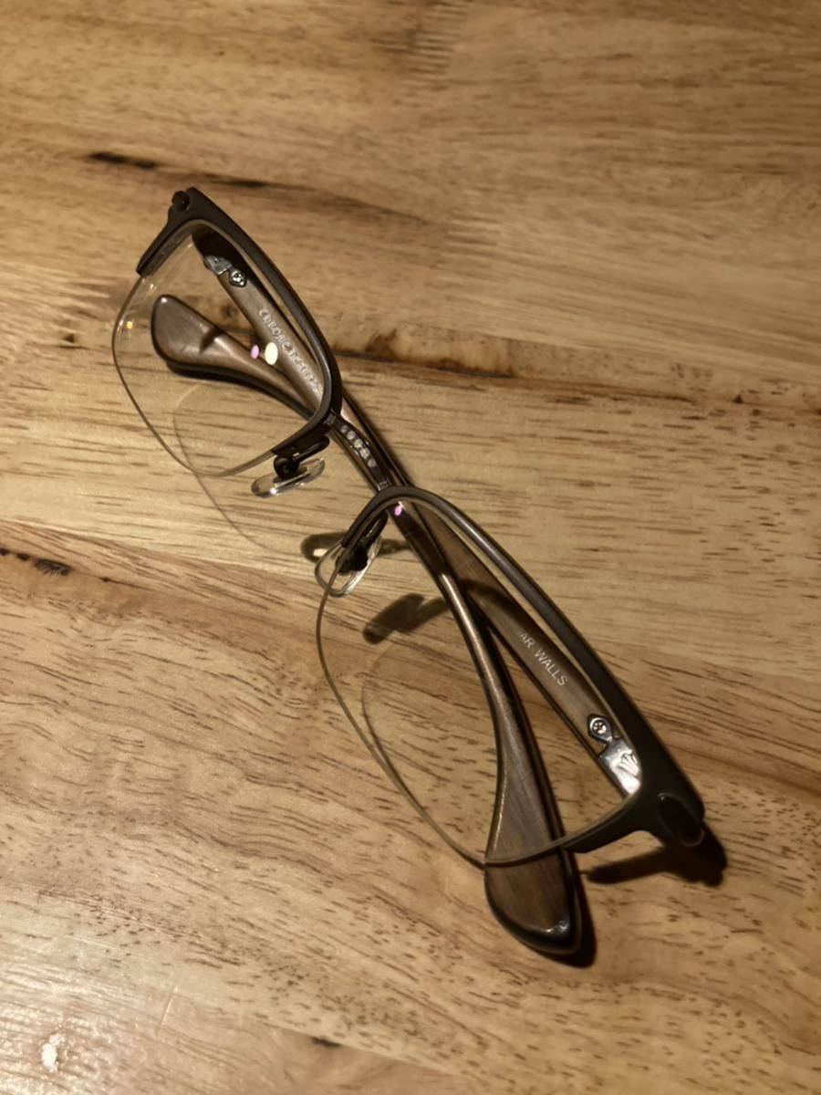 正規美品 クロムハーツ ウッド アイウェア SUGAR WALLS/検索）サングラス セメタリークロス 眼鏡 メガネフレーム MADE IN JAPAN _画像2