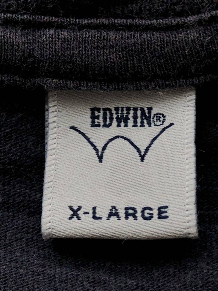 大きいサイズ XL エドウィン Vネック デニムポケット Tシャツ 半袖　　EDWIN 早2255_画像3
