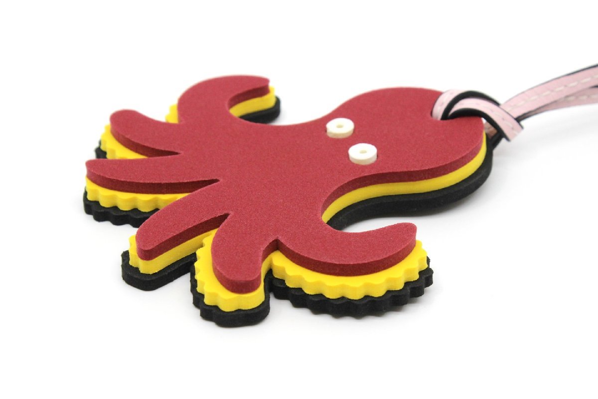  Loewe paulazibi The Octopus осьминог очарование брелок для ключа кольцо для ключей сумка розовый кожа 