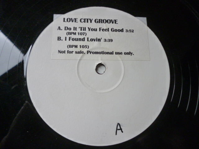 Love City Groove / I Found Lovin レア 試聴可 12 キャッチーメロウ R&B CLASSIC Fatback Bandカバー Do It 'Til You Feel Good 収録