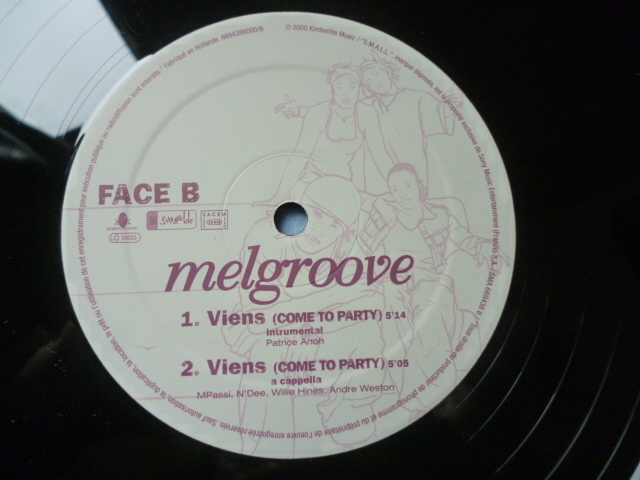 Melgroove ft. Das EFX / Viens (Come To Party) 試聴可　オリジナル盤 12 スムース R&B NEO SOUL_画像4