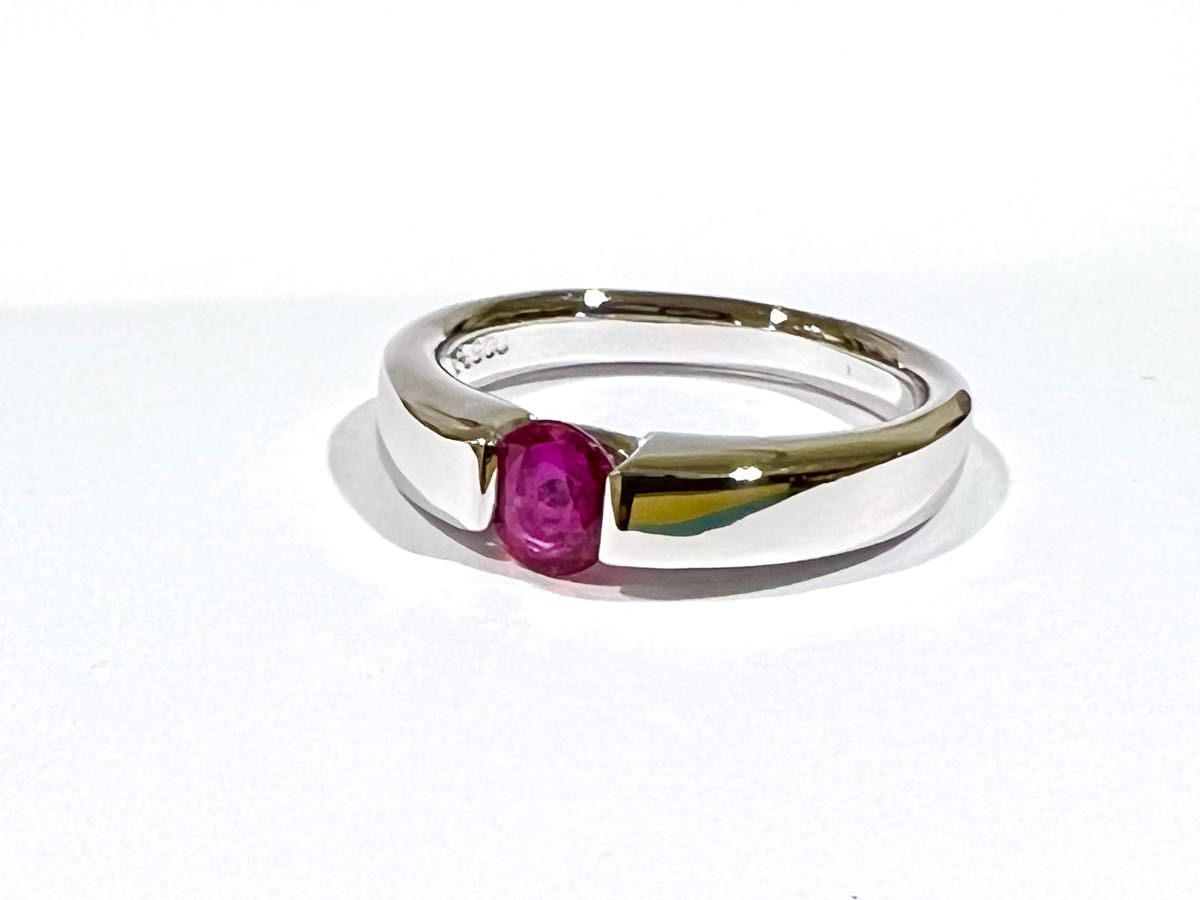 新品/未使用 Pt900 天然ルビー0,45ctリングRing | noonanwaste.com