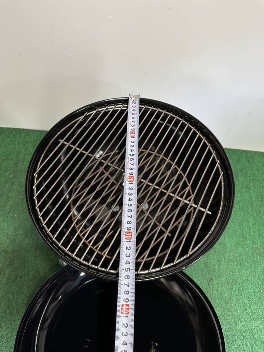 ウェーバー WEBER バーベキューコンロ BBQグリル ブラック　キャンプ用品 アウトドア 高さ約43cm 幅約37cm 中古品_画像5