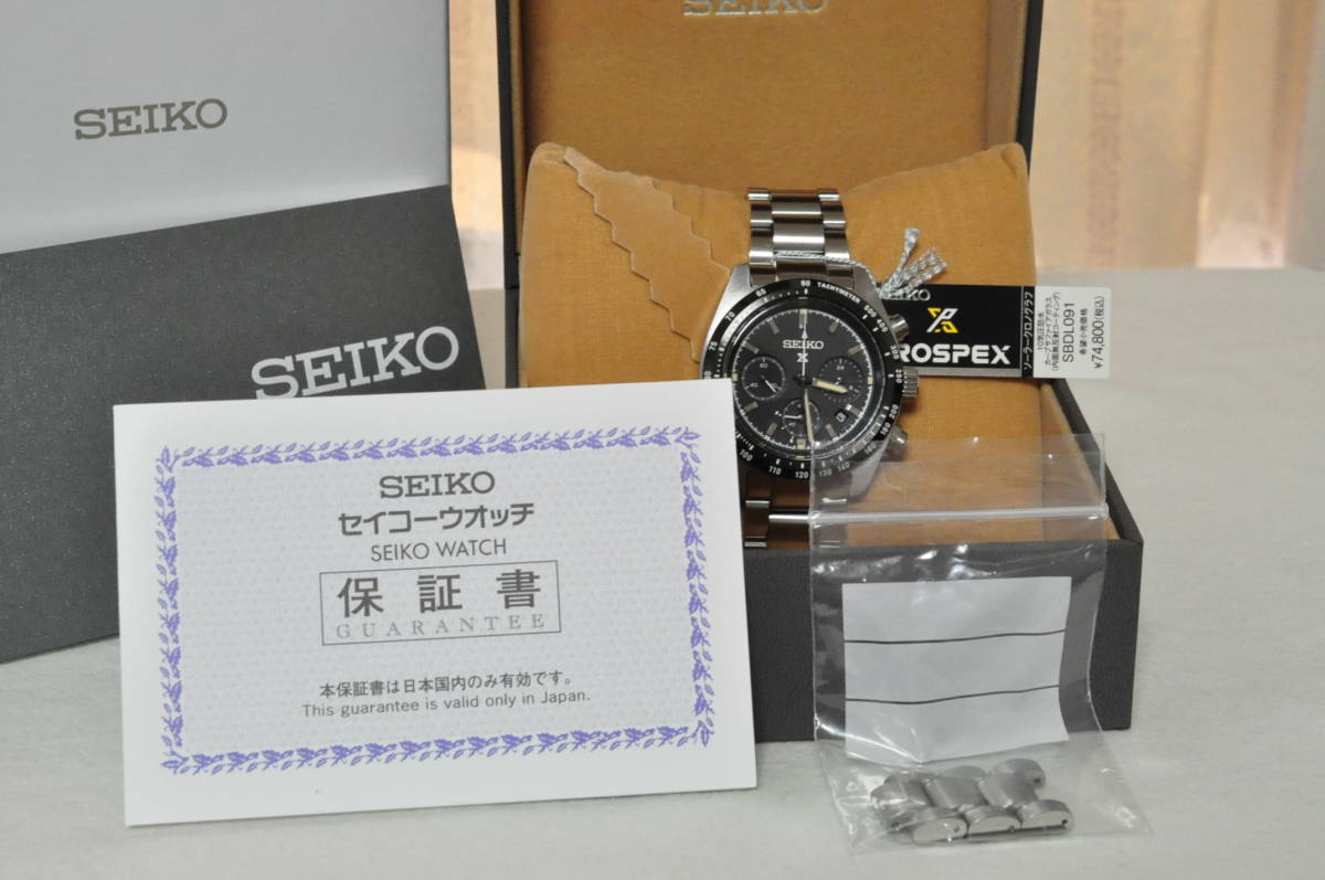 SEIKO セイコー プロスペックス PROSPEX SBDL091 スピードタイマー ソーラークロノグラフ 極美品_画像10