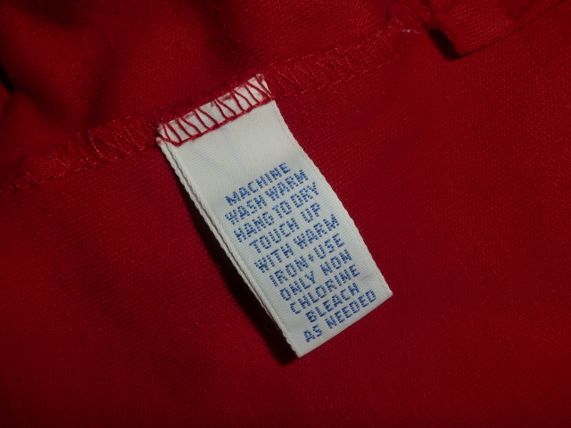 ★米国製 Polo/Ralph Lauren ポロシャツ US M `90sアメリカ製ポロ ラルフローレン ニットポロ made in U.S.A. レッドの画像7