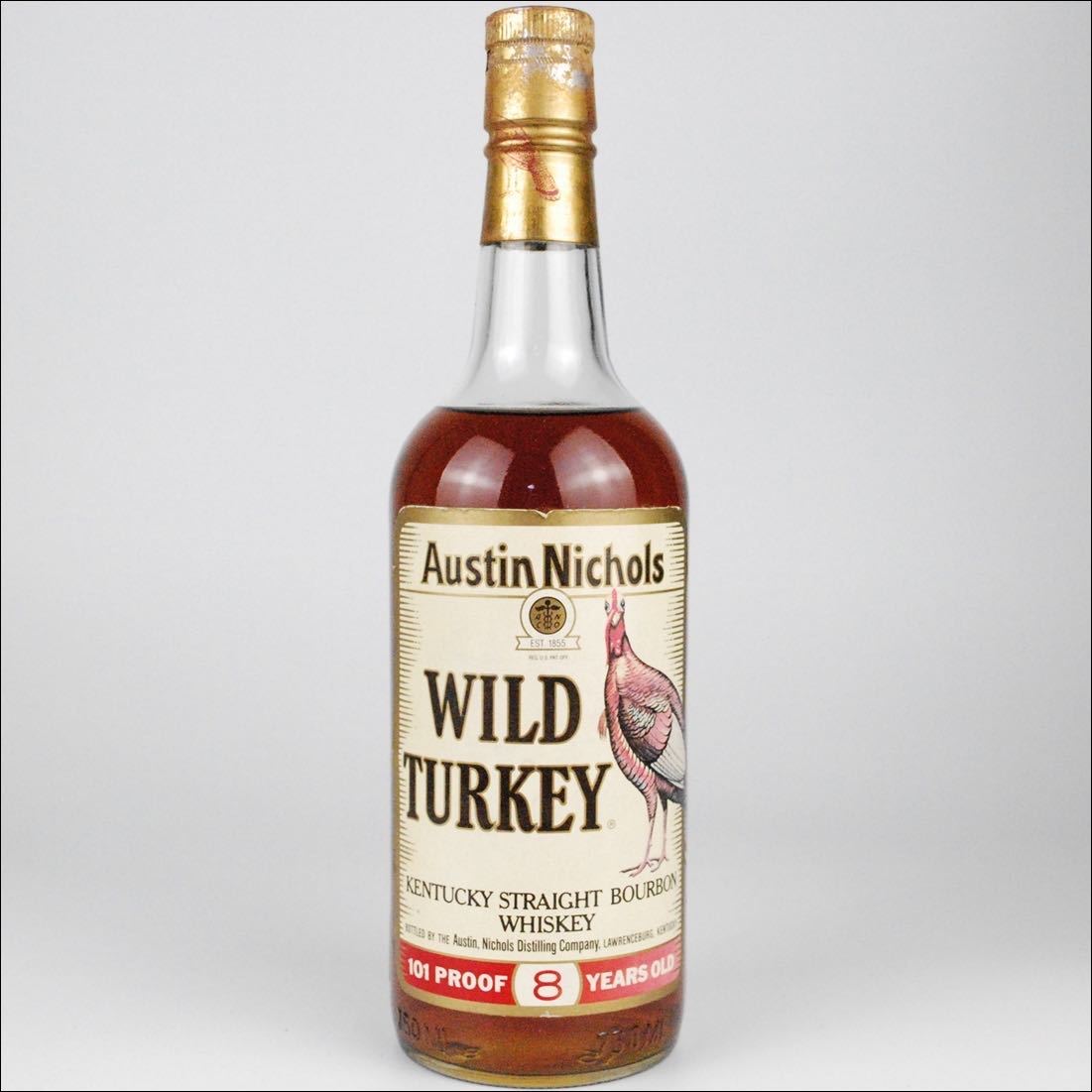 WILD TURKEY ワイルドターキー 101PROOF 8年物 旧ボトル 750ml 未開栓