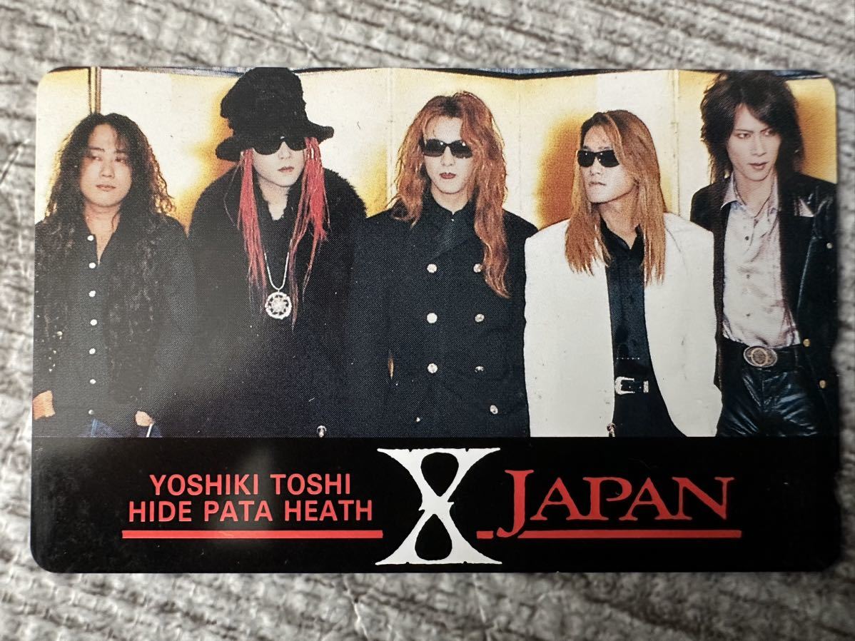 XJAPAN テレカ カード テレホンカード テレフォンカード hide YOSHIKIの画像1