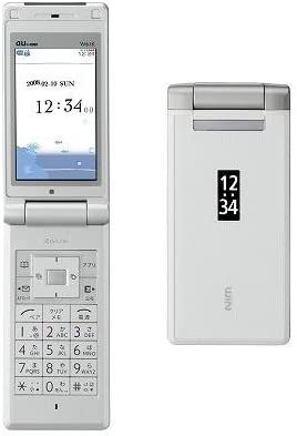 【未使用品】KYOCERA WIN W61K グリマーホワイト au携帯電話 ガラケー 付属完品