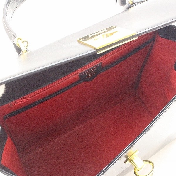 ヴィンテージ○CELINE オールド セリーヌ リング チェーン金具 レザー