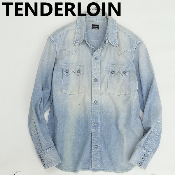 半額SALE／ テンダーロイン ◇TENDERLOIN デニム M インディゴ シャツ