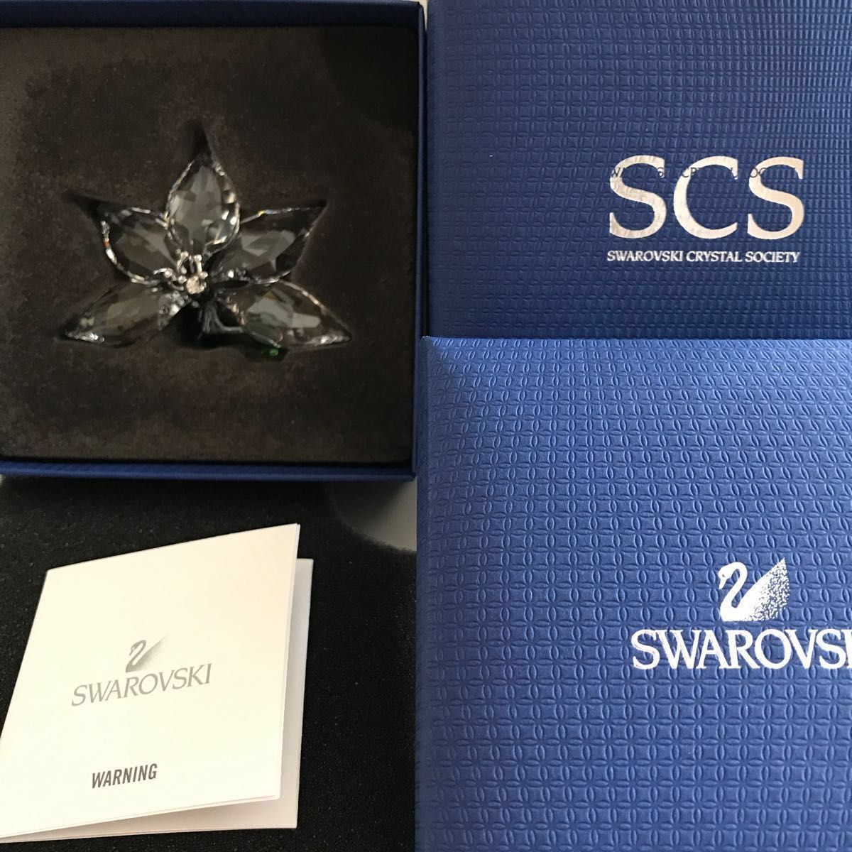 SWAROVSKI・スワロフスキー・正規品・未使用　　専用箱/外箱有り・刻印・説明書・多面カット　　　ペーパーウェイト・SCS限定