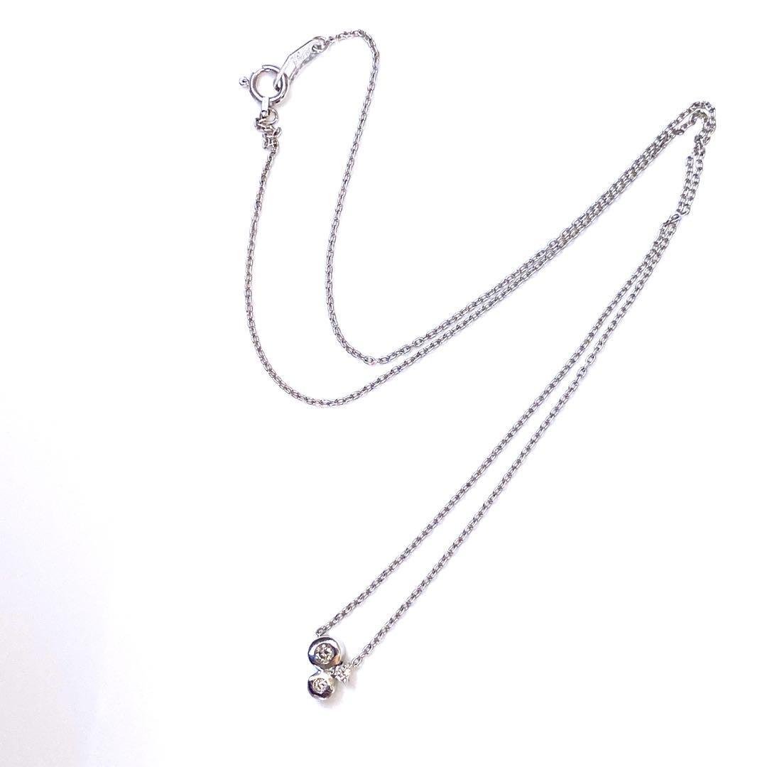 極美品】【STAR JEWELRY 】ダイヤネックレスK18WG 0.07ct | inmano.com.br