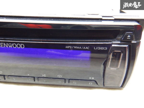 KENWOOD ケンウッド CD USB デッキ プレイヤー オーディオ レシーバー U383D ジャンク 棚 C2Fの画像6