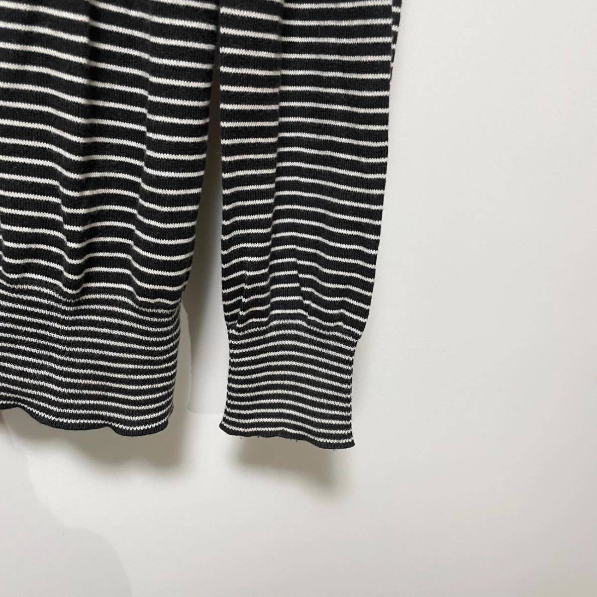 ユニフォームエクスペリメント ボーダーカットソー 1 送料210円〜 長袖Tシャツ UNIFORM EXPERIMENT メンズ ソフネット 使用感あり SOPHNET._画像6