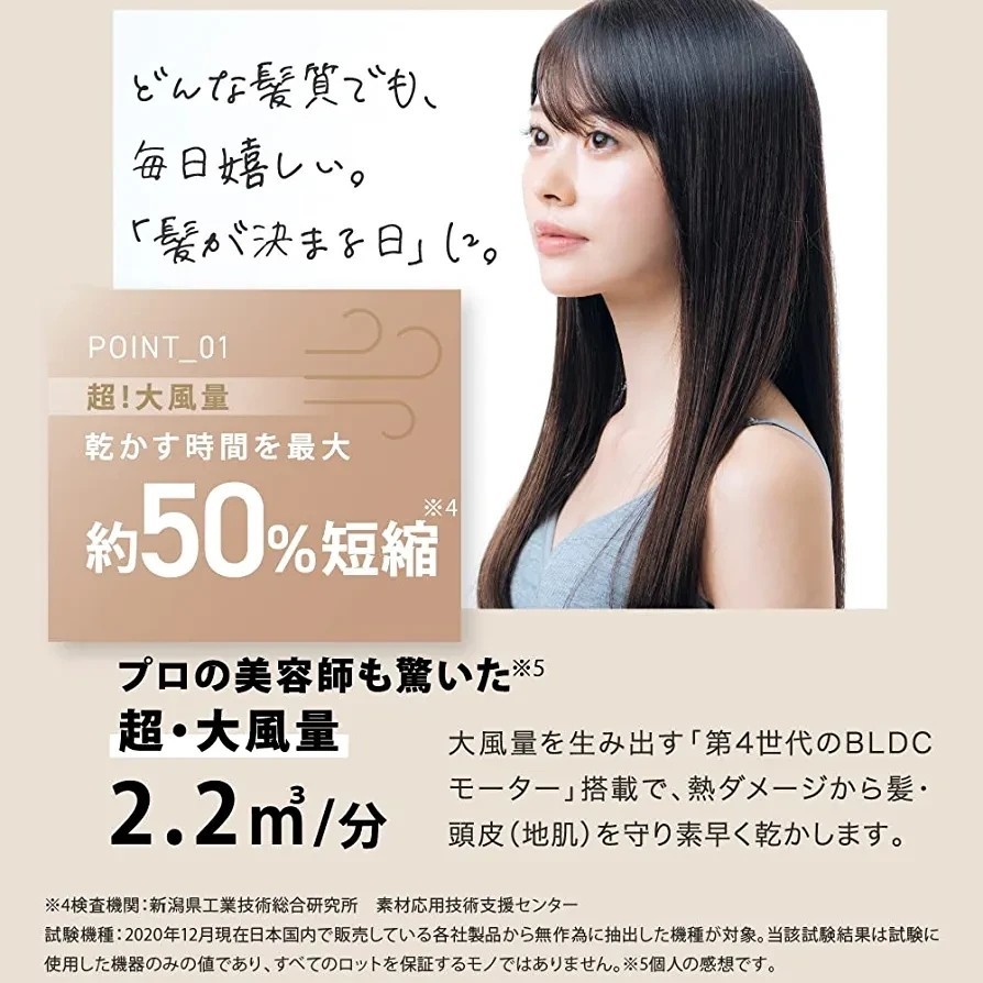 KINUJO Hair Dryer ヘアドライヤー KH202 モカ 新品未開封品