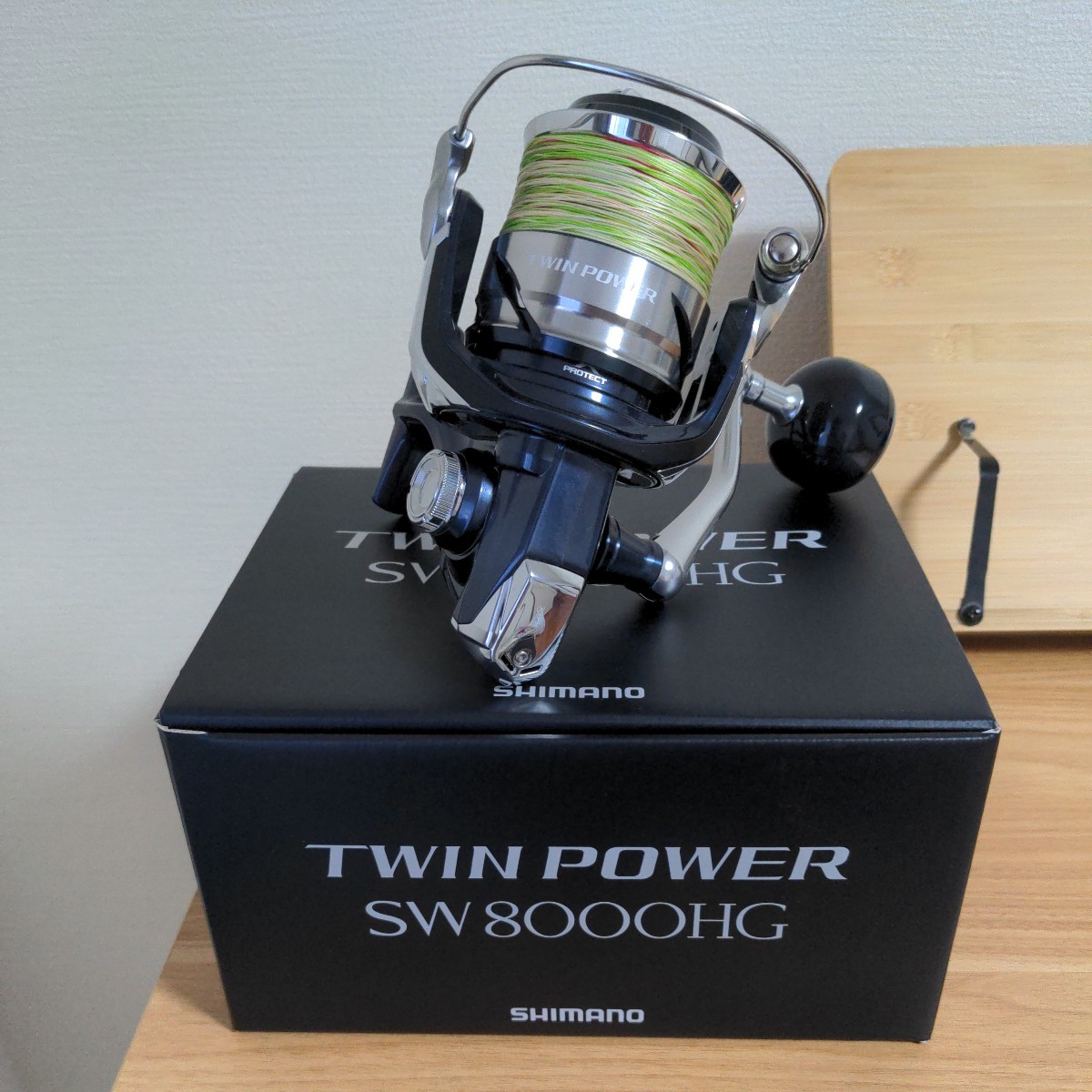 シマノ SHIMANO 21 ツインパワーSW 8000HG 美品 使用1度のみ PEライン