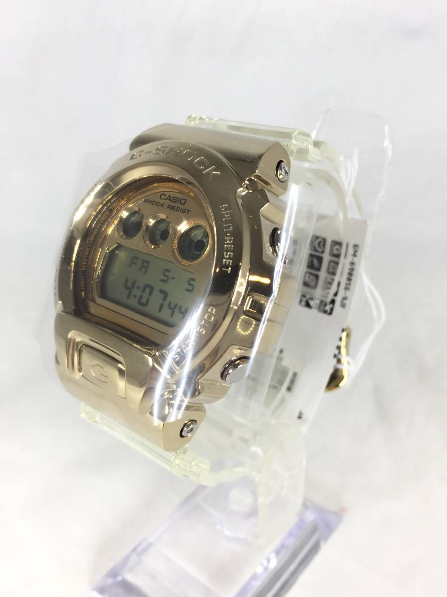 未使用品 G-SHOCK GM-6900SG-9JF Gold Series ゴールド×クリア メタル