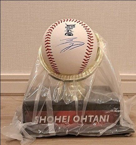 MLB公式 大谷翔平選手ホームランダービー出場記念サインボール MLB公式 大谷翔平選手ホームランダービー出場記念サインボール