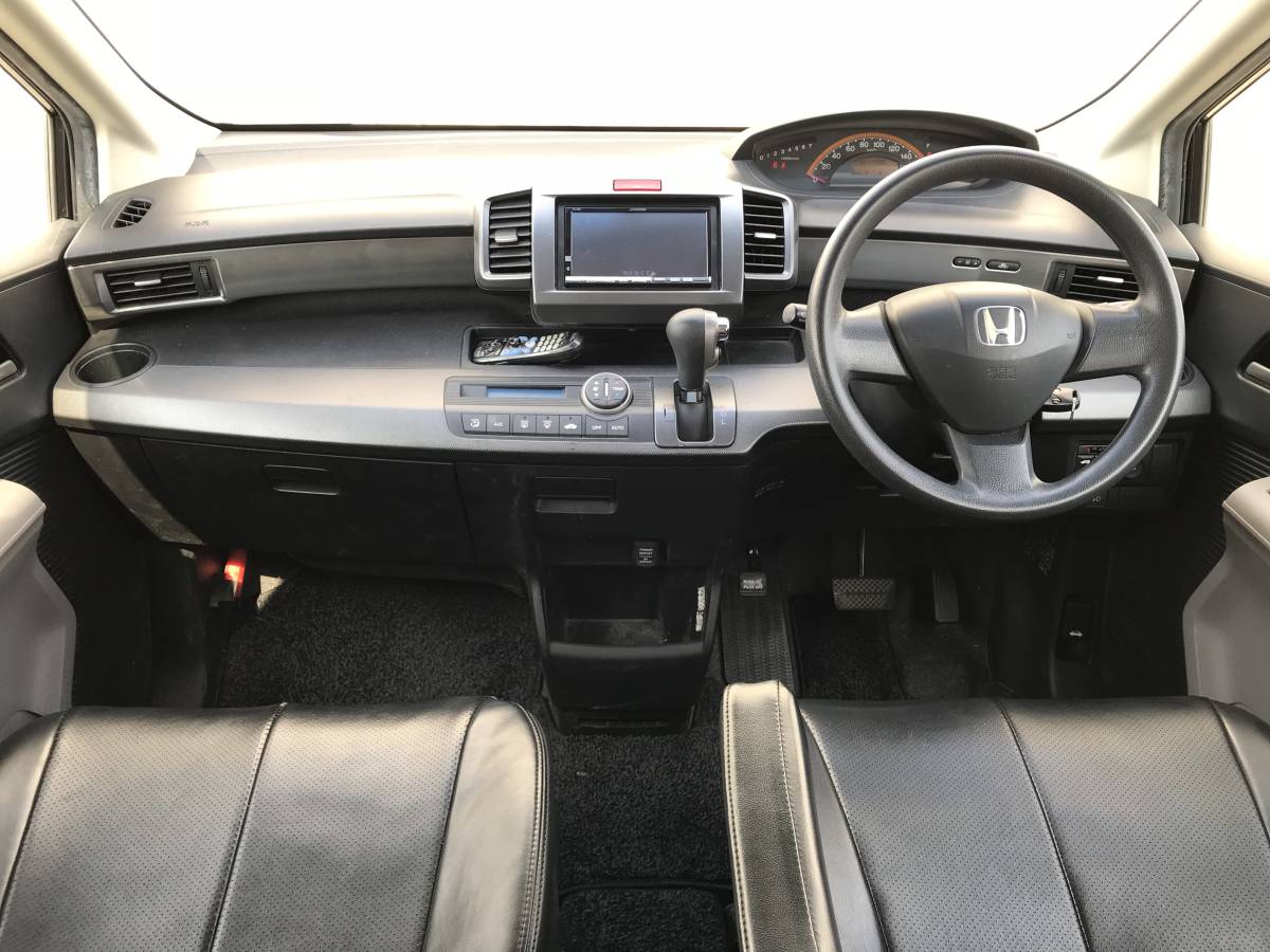 [ preliminary inspection attaching ] Honda GB3 21 year Freed G aero Just "Alpine" navigation flip down monitor Full seg TV power sla17 inch aluminium wheels 