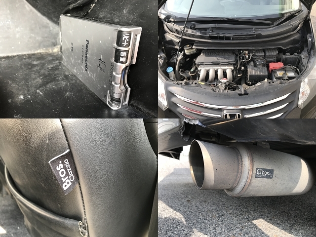 [ preliminary inspection attaching ] Honda GB3 21 year Freed G aero Just "Alpine" navigation flip down monitor Full seg TV power sla17 inch aluminium wheels 