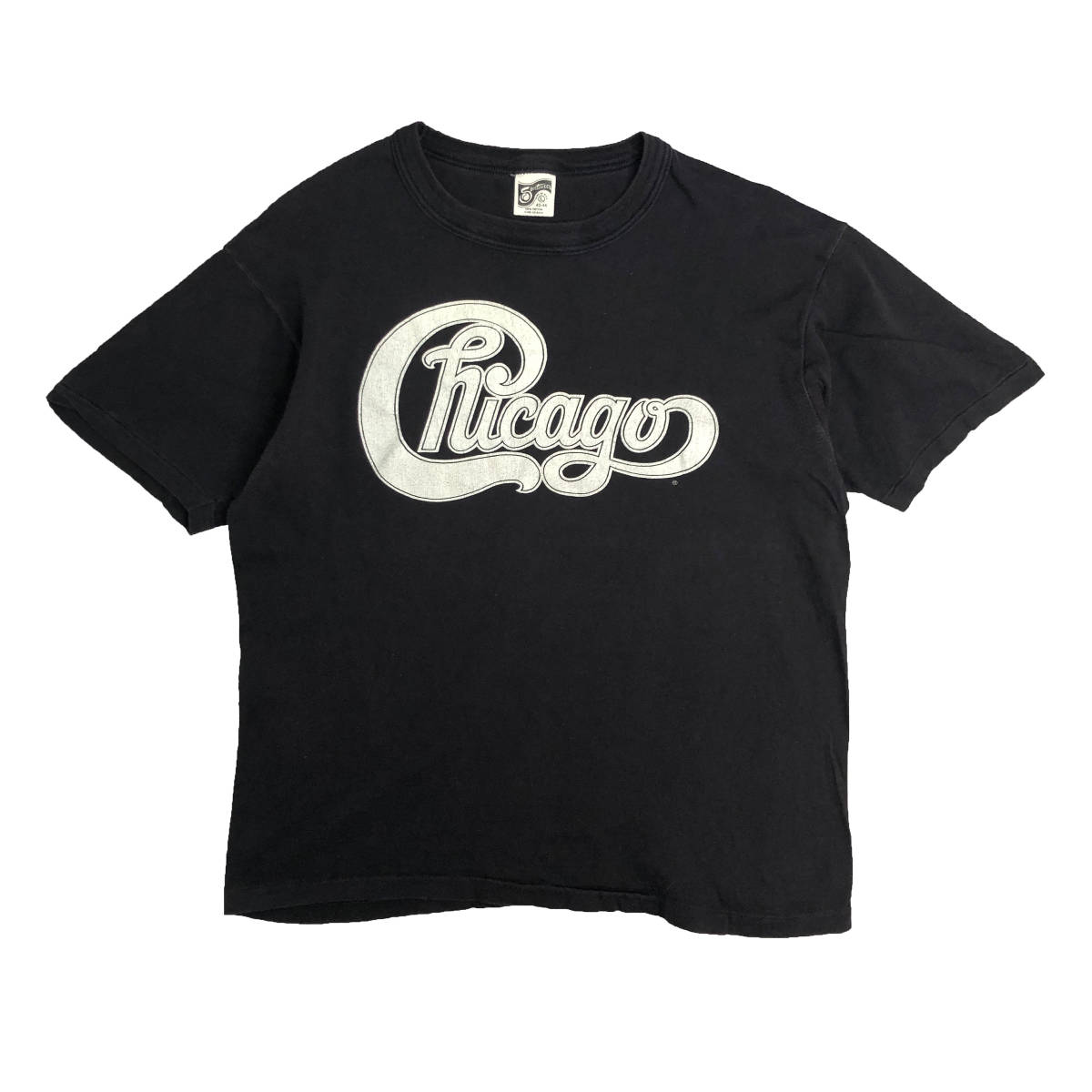 80S USA製 ヴィンテージ シカゴ 1982 ロック Tシャツ メンズL Chicago シングルステッチ バンドTシャツ ロックTシャツ 古着 BA1759