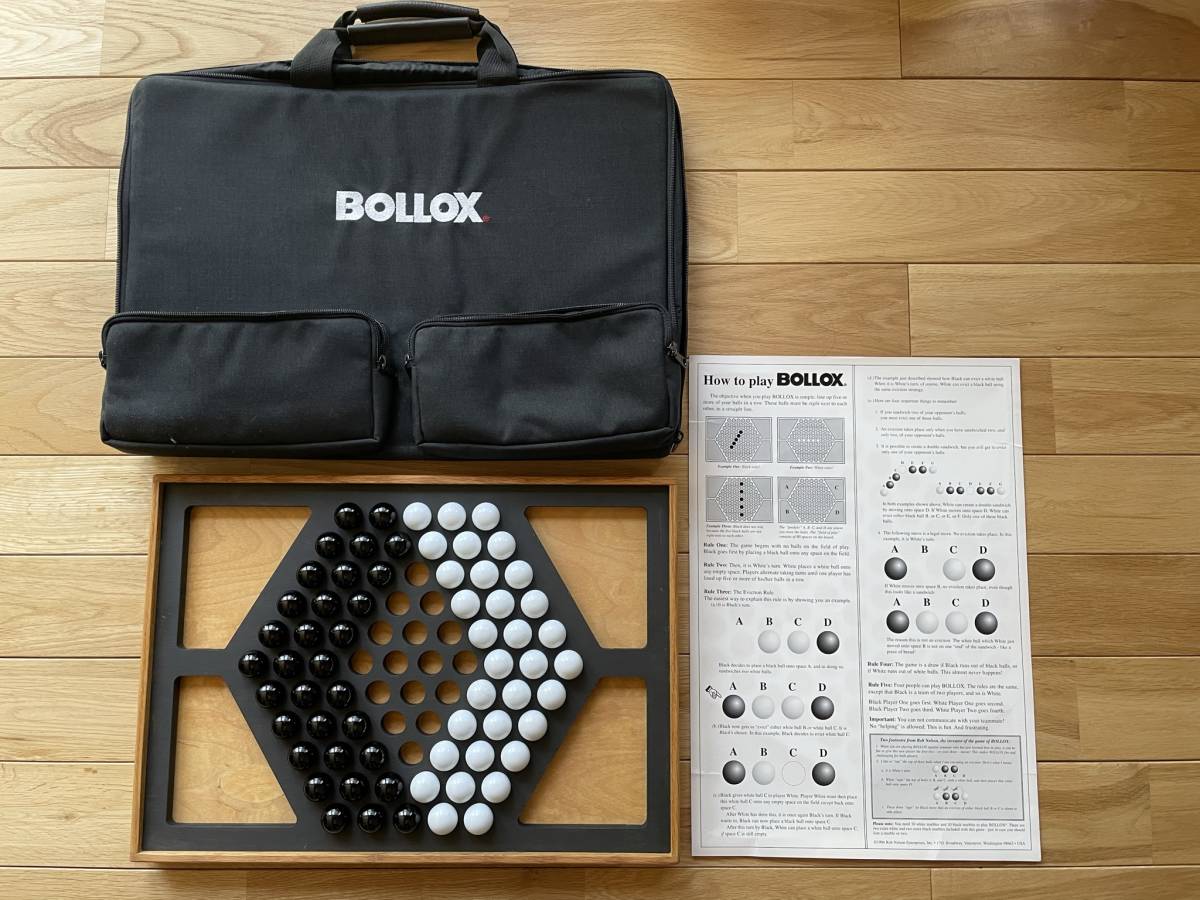 希少ボロックスBOLLOX（ボク、ボリックス）ロブ・ネルソン　ボードゲーム　オセロ　囲碁