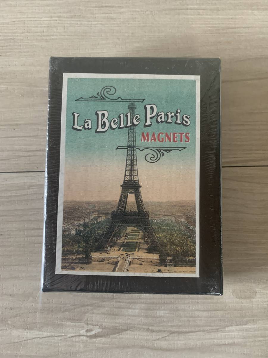 ●未開封● LA BELLE PARIS MAGNETS LETTERBOX マグネットシート インテリア フランス 名所 _画像1