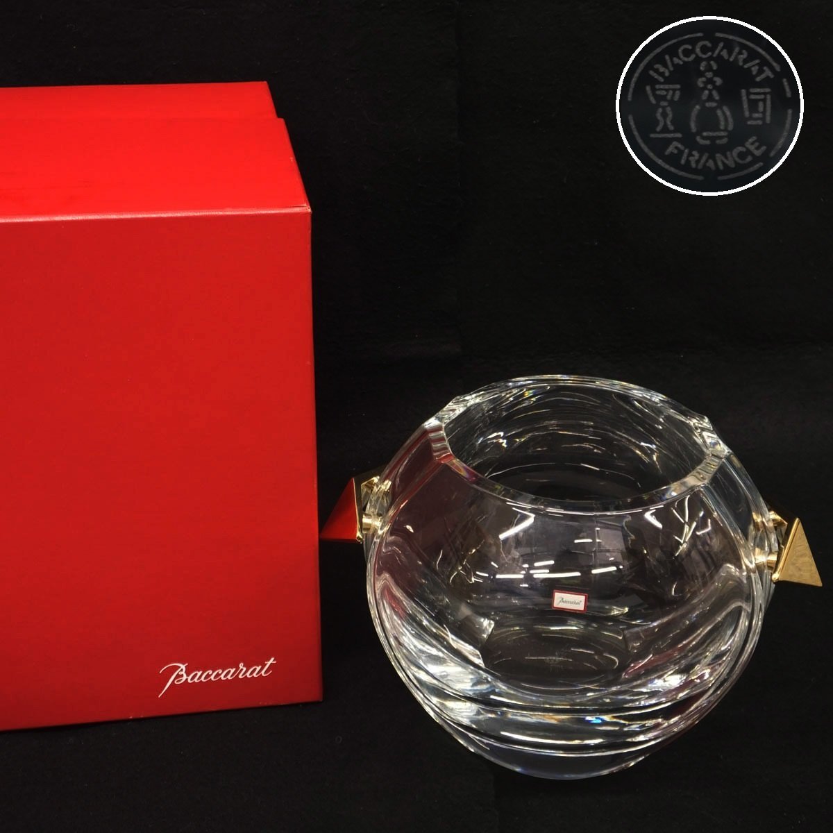 1円～おたからや◆xm730 Baccarat バカラ シャンパンクーラー シャンパーニュ 箱有り