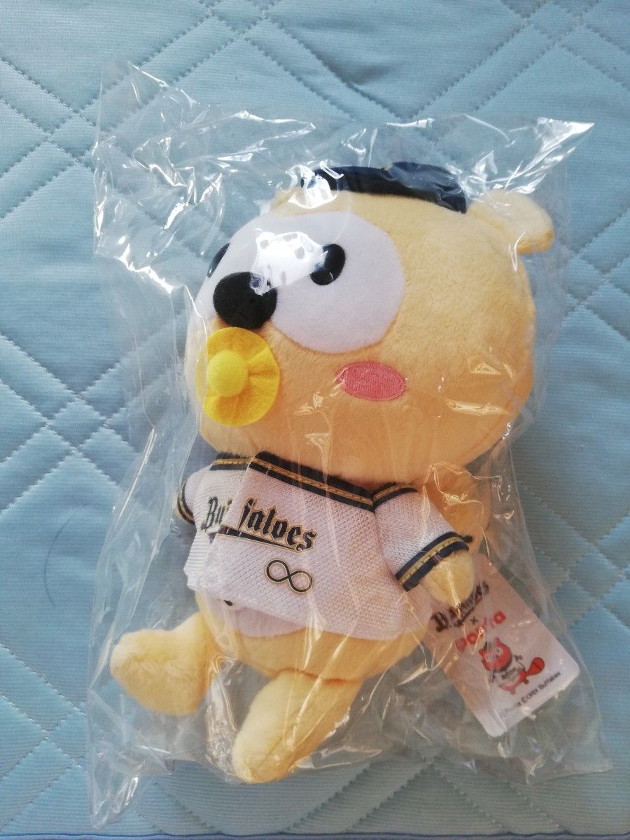 オリックスバファローズ ちっちゃいポンタぬいぐるみ+ばぶ オリックスバファローズ ちっちゃいポンタぬいぐるみ+ばぶ