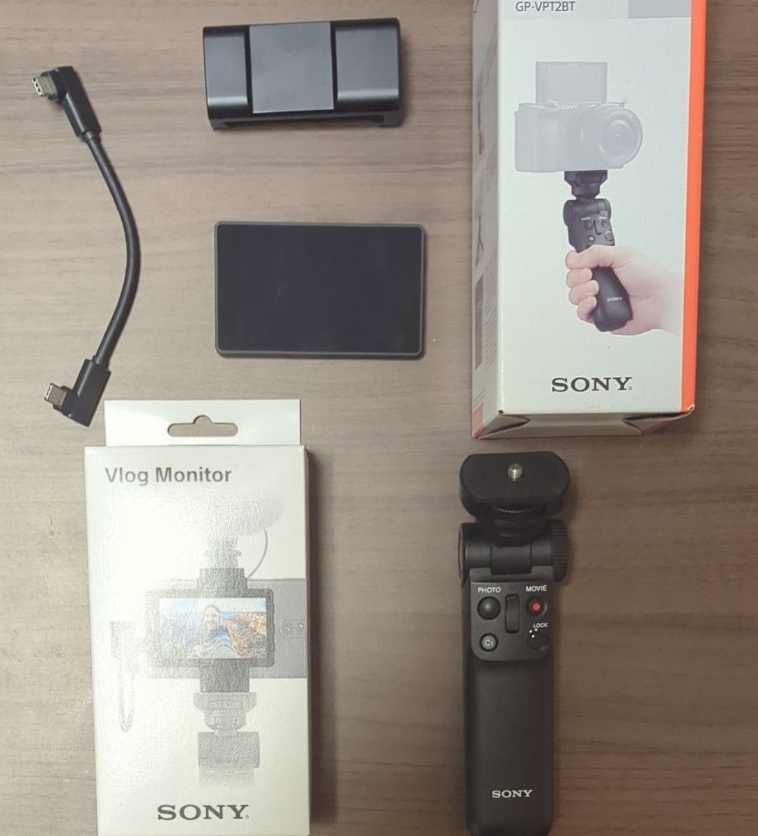 Sony Vlog Monitor XQZ-IV01 & シューティンググリップ GP Sony Vlog Monitor XQZ-IV01 & シューティンググリップ GP