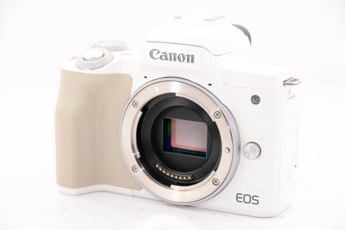 外観特上級】Canon ミラーレス一眼カメラ EOS Kiss M ダブルズーム