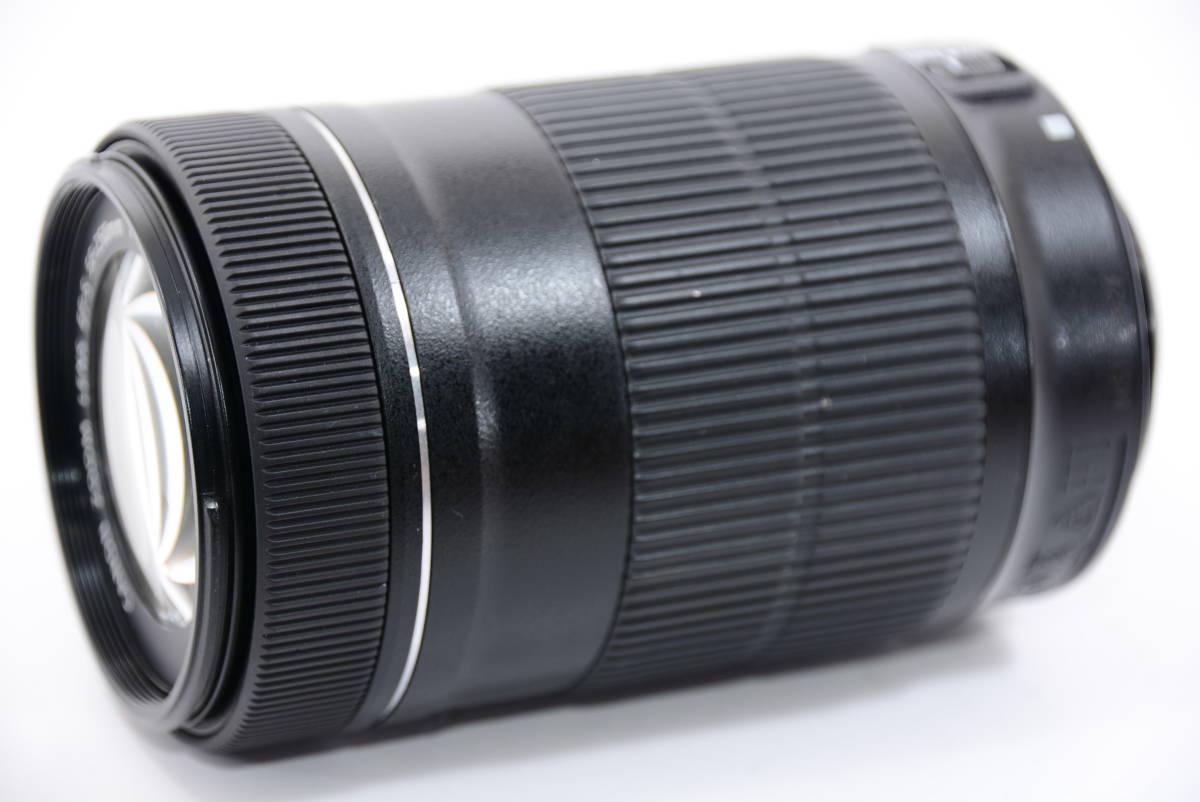 外観並級】Canon 望遠ズームレンズ EF-S55-250mm F4-5.6 IS STM #m5959