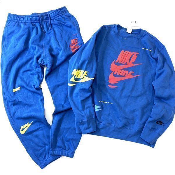 2022最新作】 NIKE 23-0215-10-13/14 DM6876/6872-407 XL 青 上下