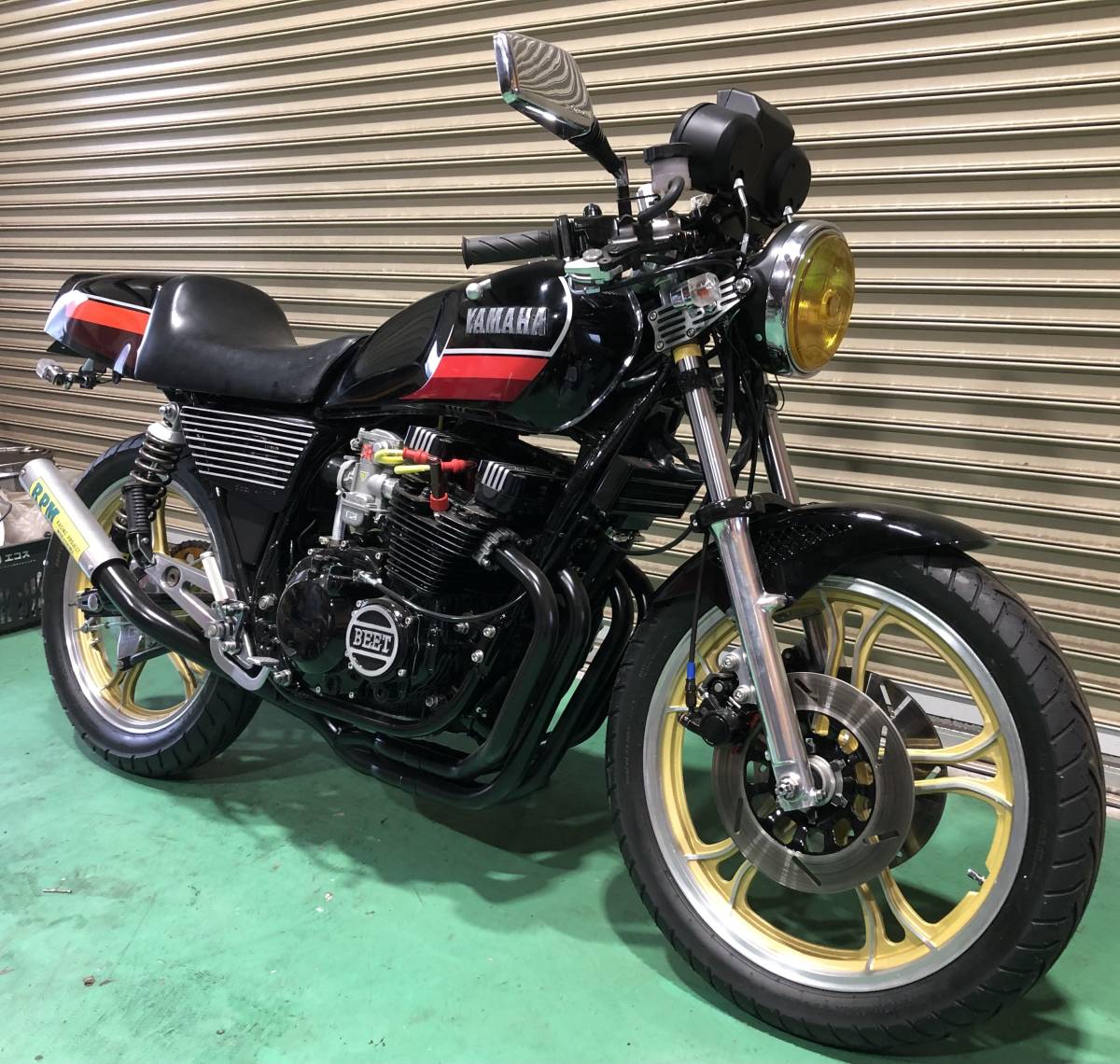 XJ400 Dカラー カフェレーサー レストア済み 国内物 書類付 エンジン実動 XJ400D XJ400 E_画像1