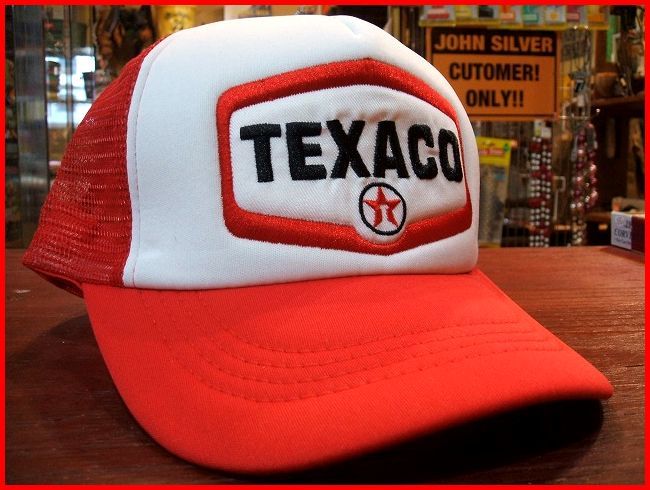 【Texaco】テキサコ/ロゴ/ワッペン/メッシュ/キャップ/帽子_画像1