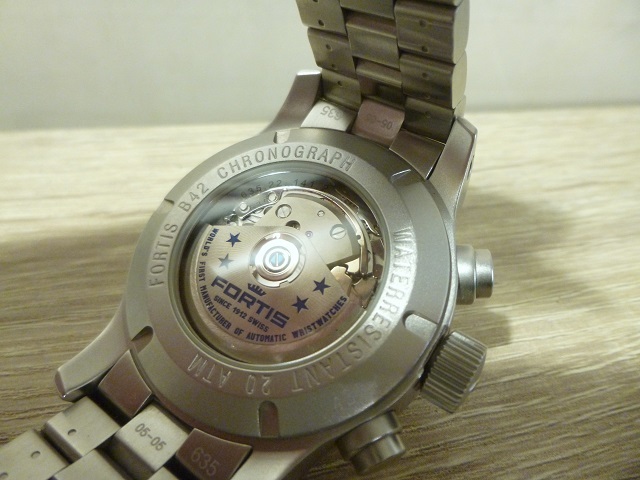 〓⑧1円~ FORTIS フォルティス B-42 コスモノート クロノグラフ
