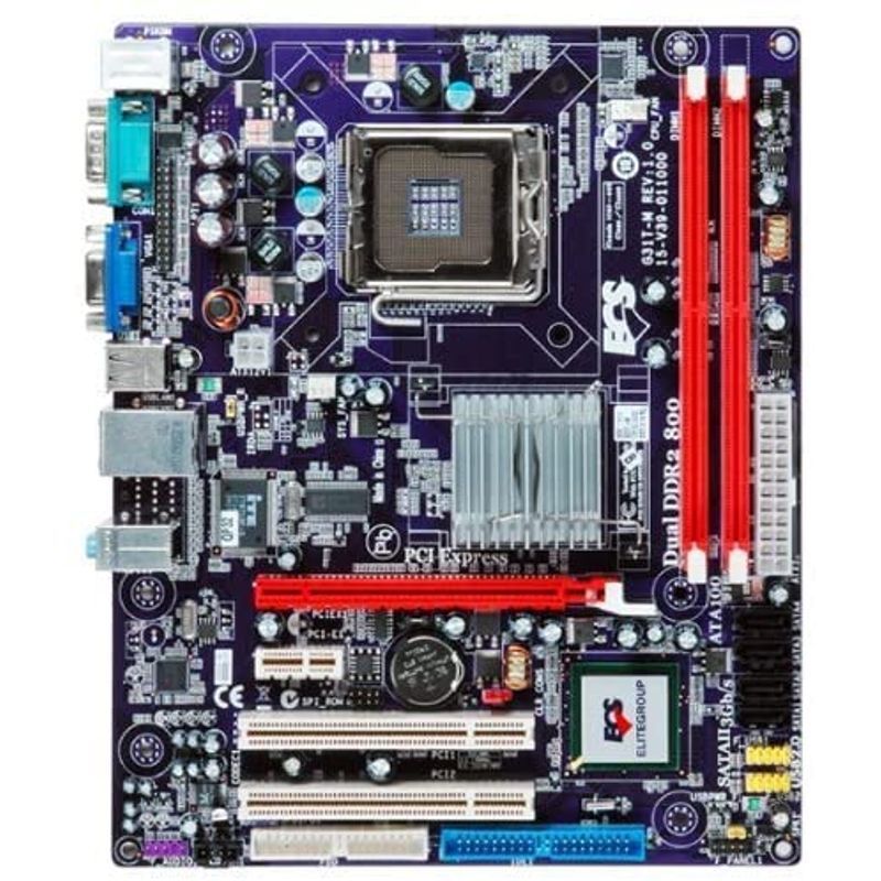 ECS G31T-M」LGA775 G31 Core2Duo/Core2Quad対応MicroATX マザーボード