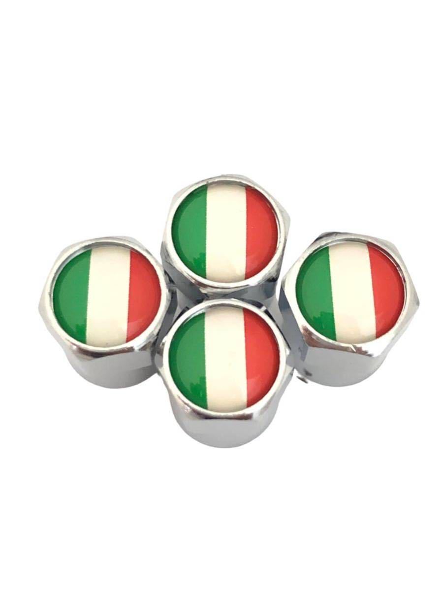 C イタリア 国旗 ステッカー フェンダー バルブキャップ エンブレム ランチア LANCIA イプシロン テージス デルタ_画像3