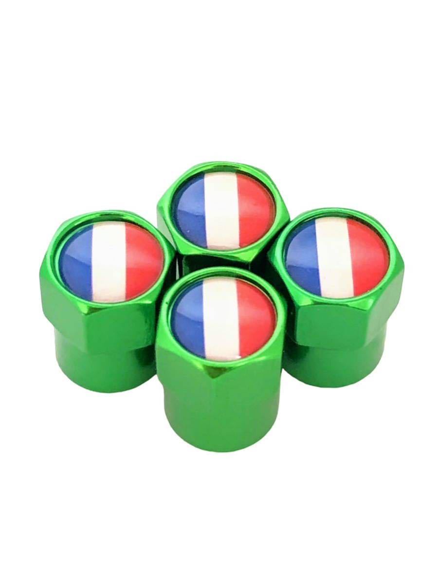 B 緑 フランス 国旗 エンブレム ステッカー エアーバルブキャップ シトロエン C 3 5 4 6 DS 7 クロスバック ピカソ ベルランゴ カクタス_画像3