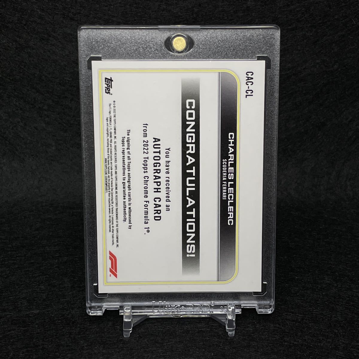 2022 Topps Chrome Formula 1 F1 Chareles Leclerc シャルル