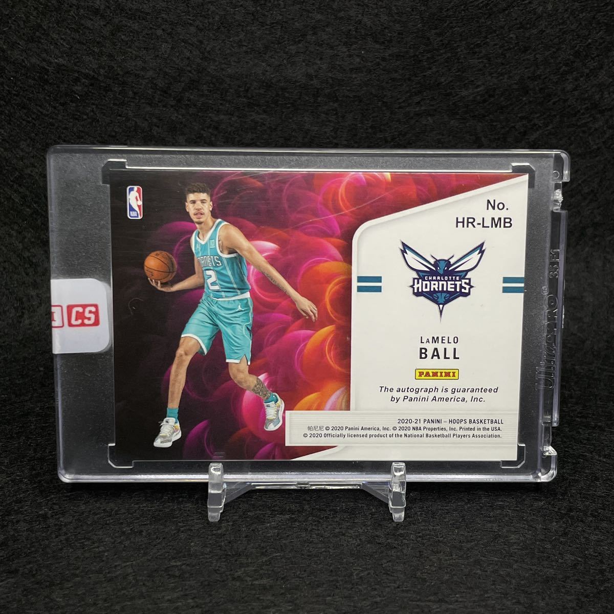Lamelo Ball 2021-22 Panini NBA Hoops Hot Signature Rookie Auto RC