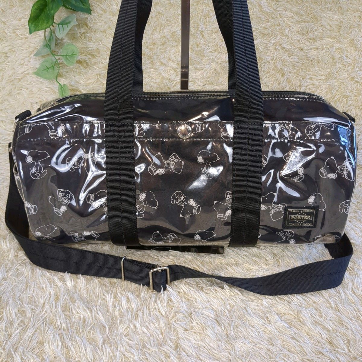 JOE PORTER × スヌーピー コラボ 2WAY ボストンバッグ ショルダーバッグ ポーター スヌーピー 吉田カバン コラボ