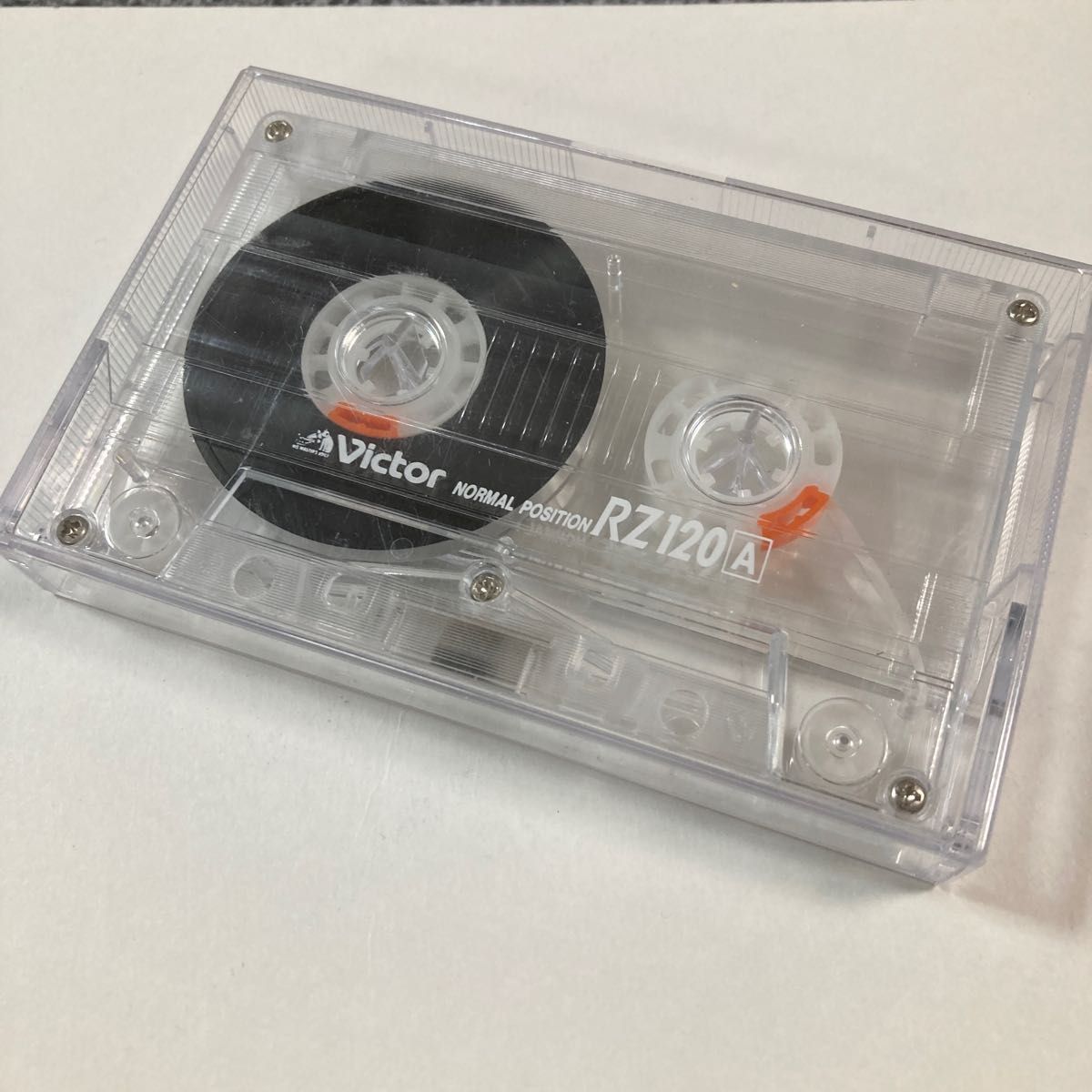 レトロ　カセットテープ　ビクター　RZ120   爪折れ無し　開封済みの品（カセットとケースのみ）