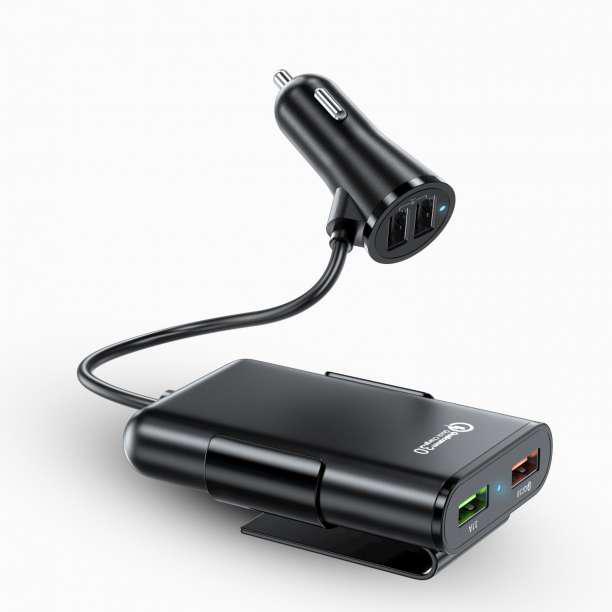 車 充電器 急速充電 スマホ USB 4ポート シガーソケット