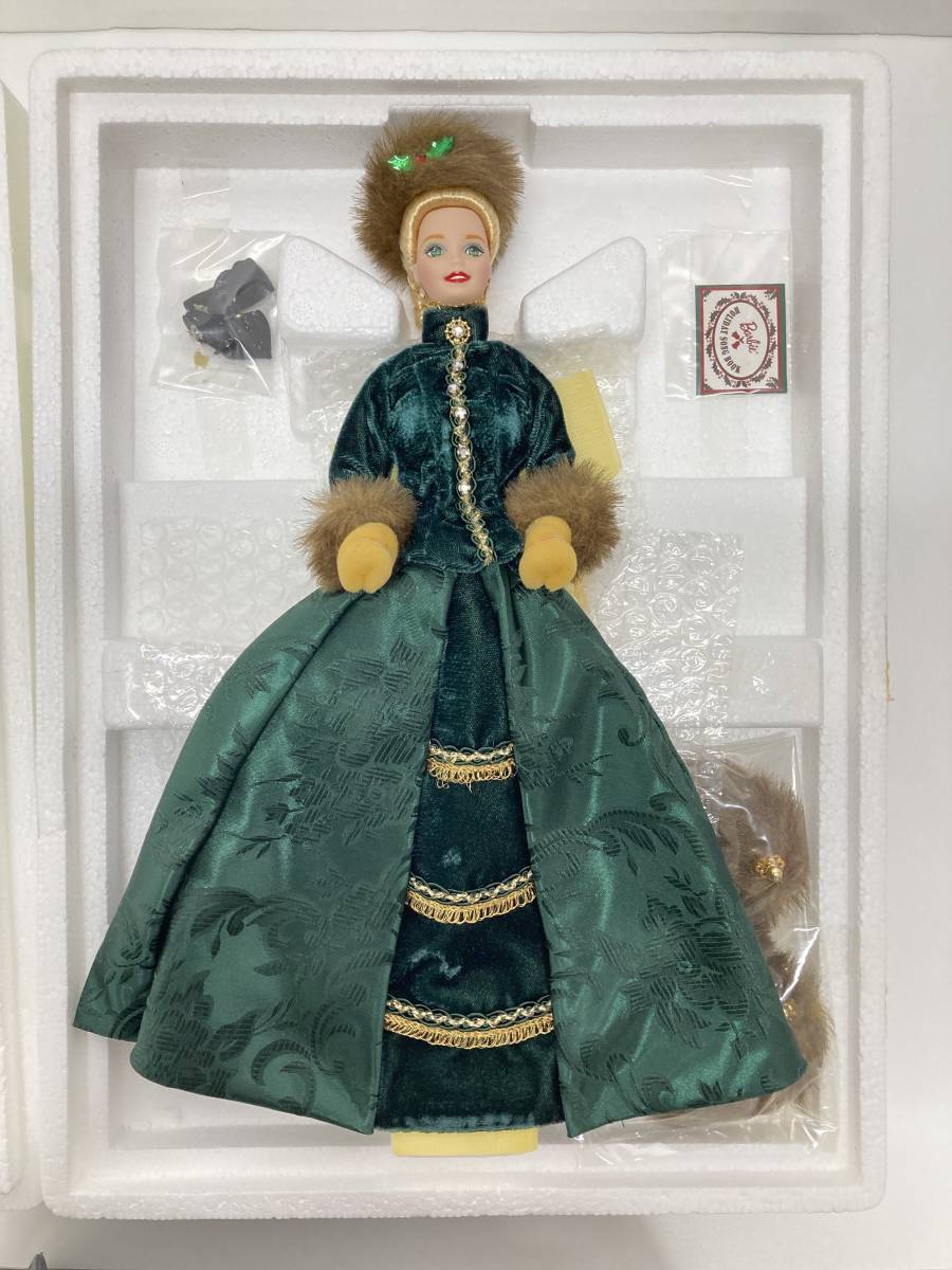 【35411】希少！未使用品　Barbie　バービー人形（HOLIDAY CAROLER　シリアルナンバー付48253）MATEL　USA　1990年代_画像5