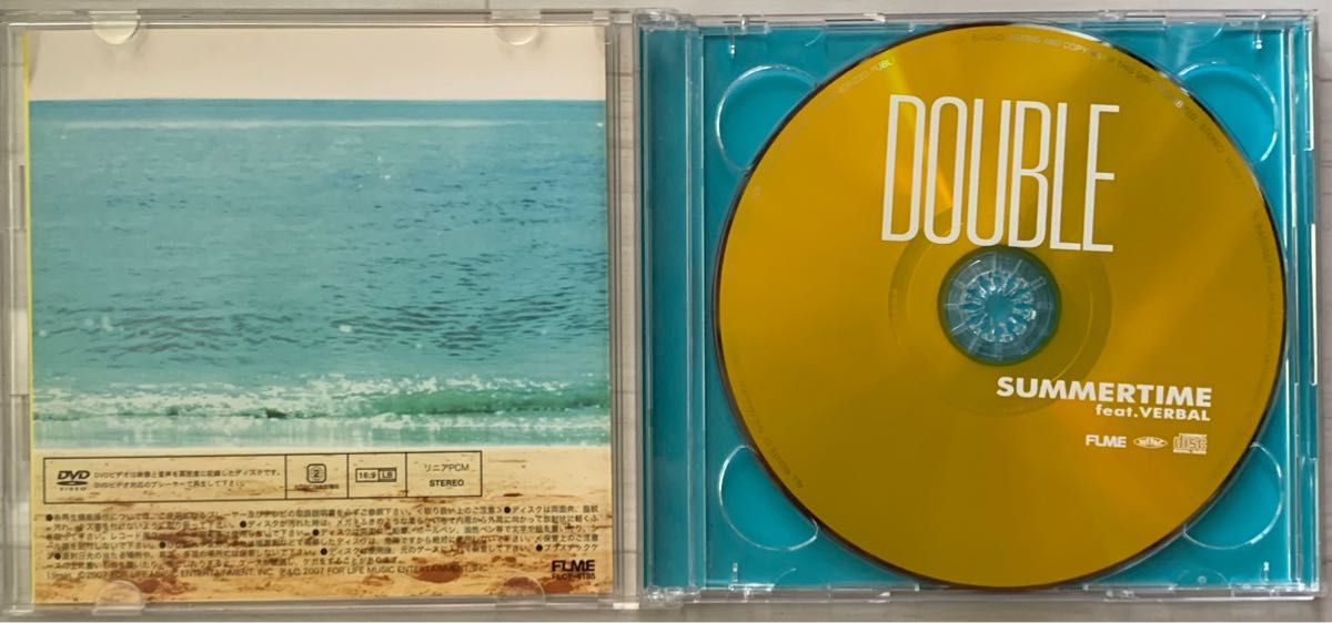 ◆2枚組CD+DVDシングルCD◆Double 「SUMMERTIME feat.VERBAL」※帯付き