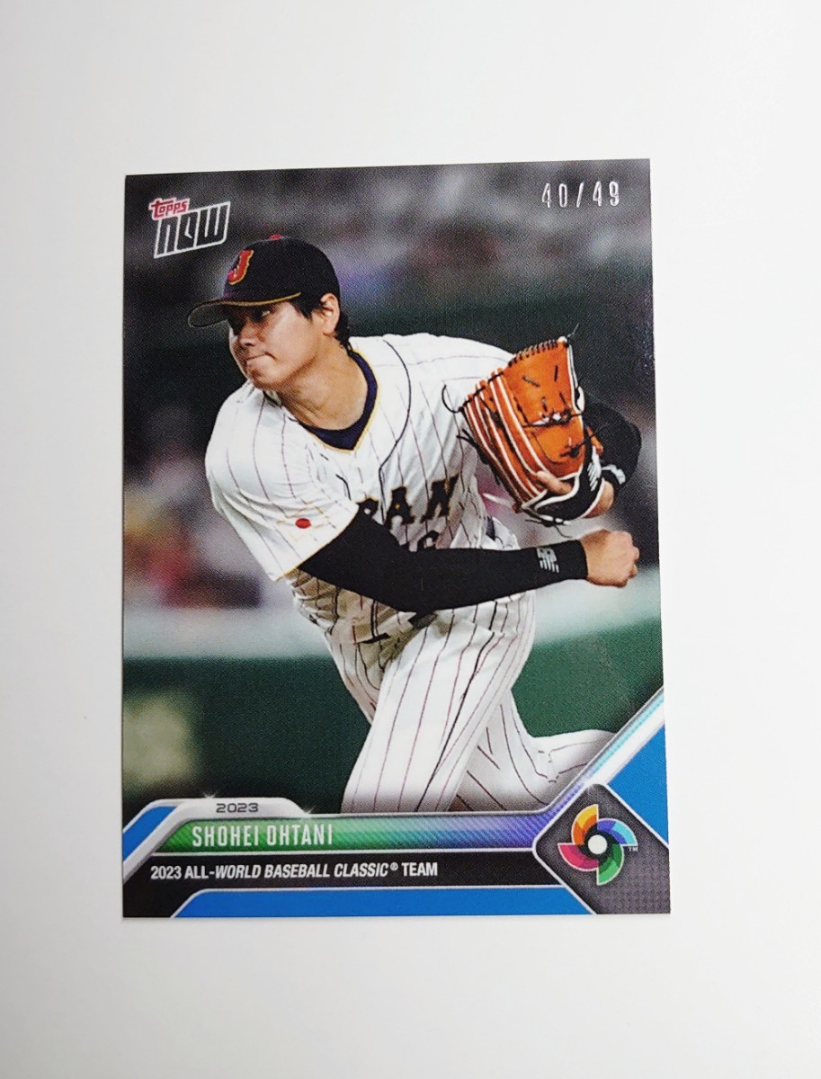 大谷翔平 TOPPS NOW 2023 ALL WBC TEAM SHOHEI OHTANI WBCA-8 49枚限定