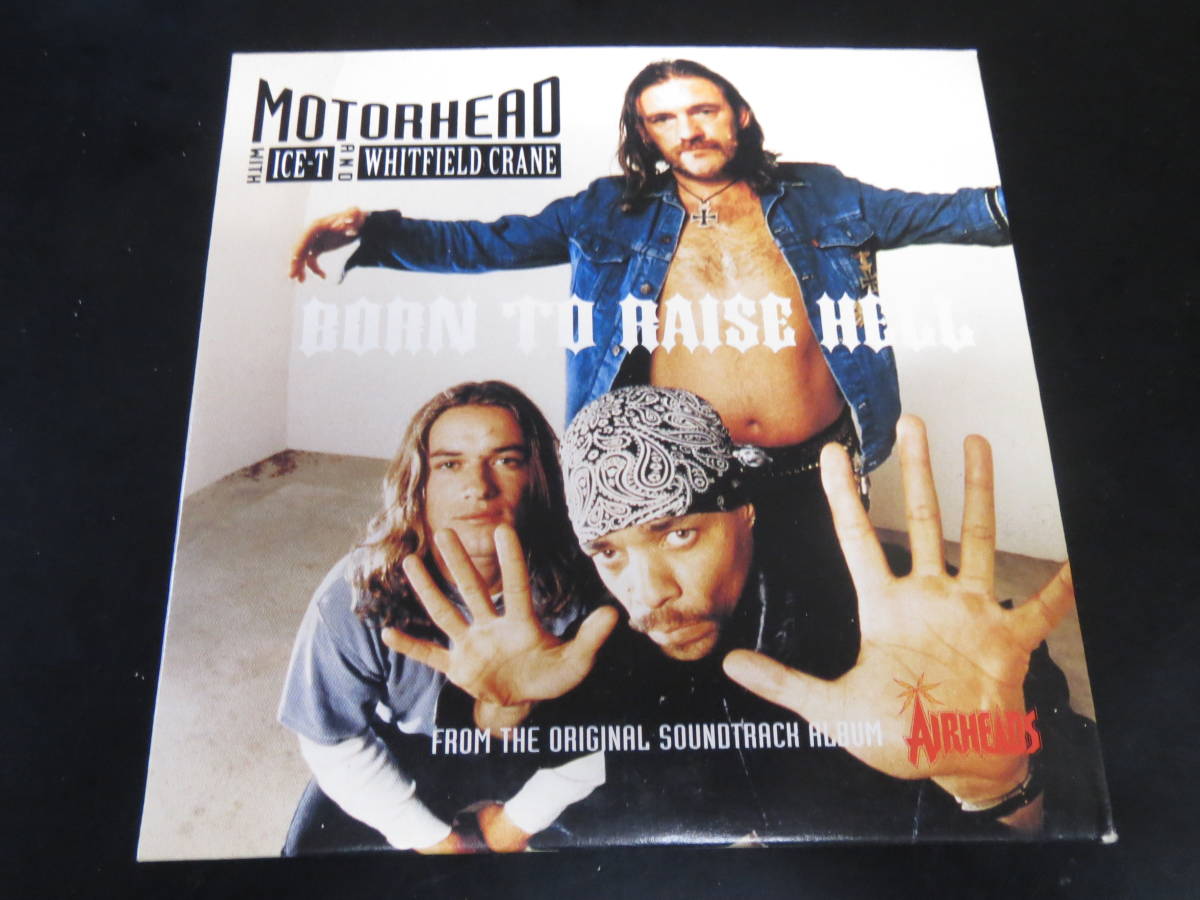 紙ジャケ！Motorhead with Ice-T and Whitfield Crane - Born to Raise Hell 輸入盤シングルCD（ドイツ 74321 22484 2, 1994）