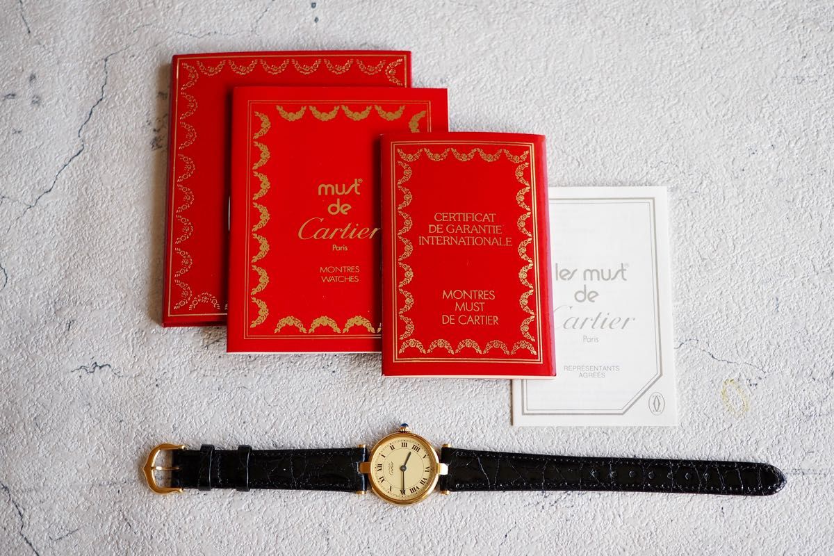 美品 Cartier カルティエ マスト ヴァンドーム ローマン 国際